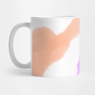 Purple blue red watercolor art Mug